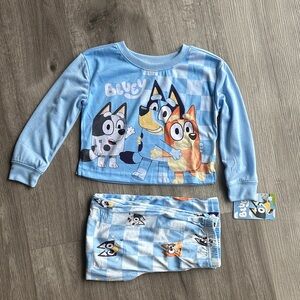 Bluey Kids Pajama Set - Blue for girls